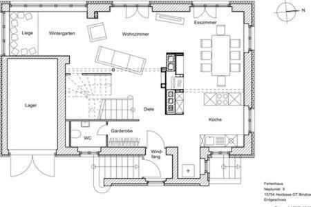 Ferienhaus Bindow Heidesee Luaran gambar